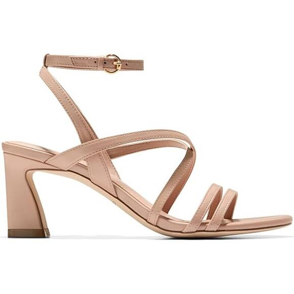 NWT Cole Haan Women's Addie Strappy Sandals Heeled, Brush Leather-Size 9 - Picture 5 of 7